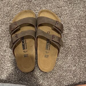 Birkenstock Tan Double-Strap Sandals